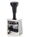 Folioteur métallique auto-encreur B 6 (5,5 mm)